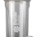 BlenderBottle Strada Tritan Shaker Bottle with Locking Lid, 28-Ounce, White
