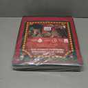 WDZREE Premium Large Christmas Ornament Storage,Box with Side Open, Drawer Style Trays - 3" Compartment, 4 Trays, Keeps 64 Holiday Ornaments -Made of Durable 600D Oxford Fabric Tear-Proof Material (Red)