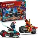 LEGO NINJAGO Kai's Motorcycle Speed Race Building Toy for Kids - Pretend Play Motorcycle Toy with 2 Minifigures - Building Blocks for Boys & Girls, Ages 6+ - Gift Idea for Birthdays - 71838