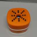 ODISTAR Desktop Vacuum Cleaner,Mini Table dust Sweeper Energy Saving with auto PowerOff Function,High Endurance up to 400 mins,Cordless&360º Rotatable Design for Keyboard/Office(Orange Charging)