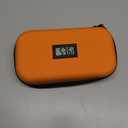 TSA Approved Insulin Cooler Travel Case Medication Cooler for Travel with Temperature Display Diabetic Medication Organizer Medical Travel Cooler Bag with 2 Ice Pack (Orange)