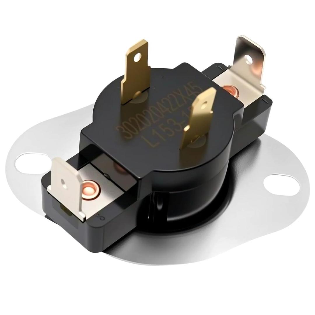 D504515 Dryer Cycle Thermostat,Compatible with Speed Queen,Alliance,Huebsch,Cissell,Lpso,Unimac Washer Dryer Combos,Washer Thermostat ReplacementReplace for Thermal Fuse Switch L153-15F 504515