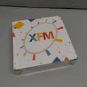 XFM Wall Clock Silent Wall Clocks Battery Operated 8 Inch Small Classic Analog Clock Modern Simple Decorative for Kitchen Office Bedroom Decor (Black)