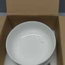 KMIGRUAN 60oz Salad Bowl Set,2 Pack Serving Bowls for Entertaining,8inch Large White Ceramic Bowl for Side Dishes,Soup, Pho, Cereal, Pasta, Fruit, Microwave and Dishwasher Safe