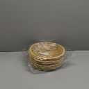 Plutreas Bamboo Paper Plate Holders 10 inch Wicker Paper Plater Holders Reusable (10 Pcs)