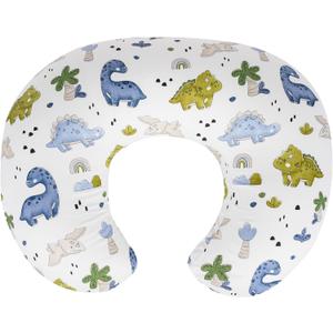 Nursing Pillow & Breastfeeding Pillow Ergonomic C-Shape for Breastfeeding & Bottle Feeding, Standard Size Breathable with Washable Cover, Hypoallergenic,Tummy Time & Sitting Support (0-12Months)