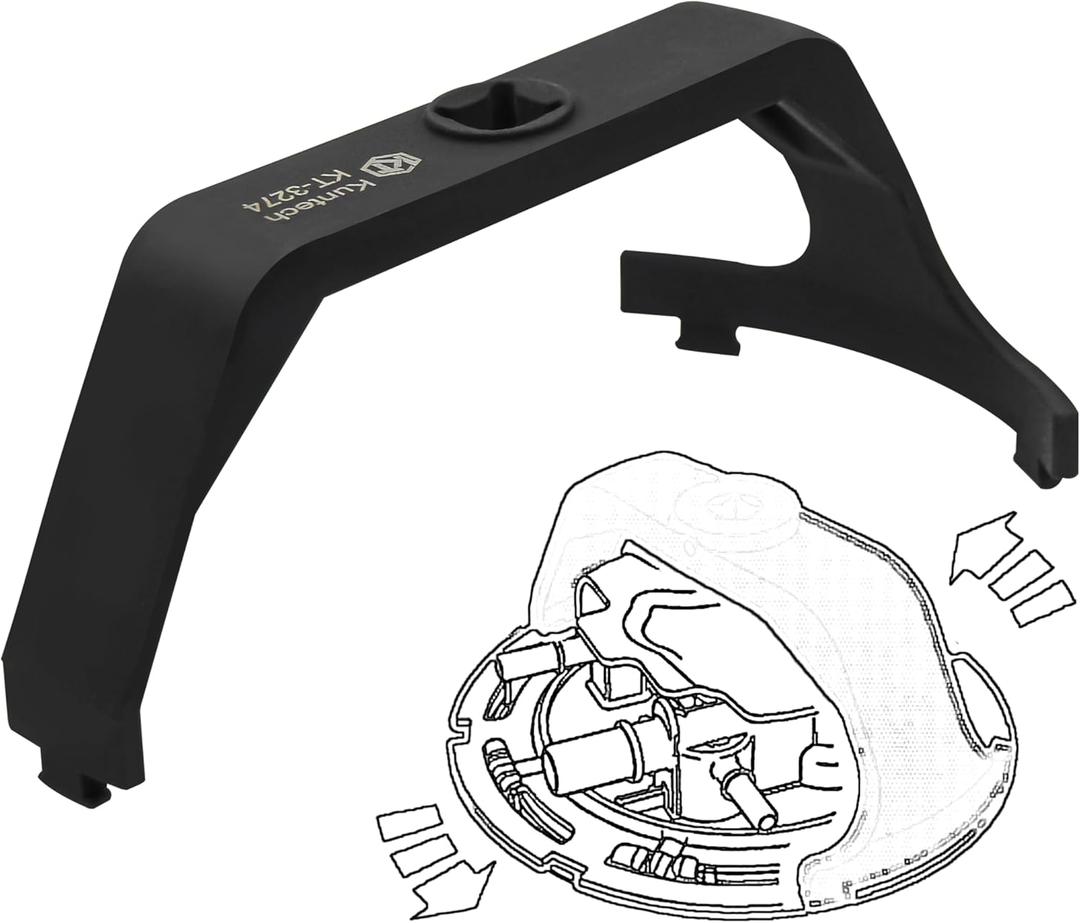 6599 Fuel Tank Lock Ring Tool Fuel Pump Senders Removal Install Tools Compatible with Ford Chrysler Dodge Chevy Replacement for BMW Benz Volvo Jeep GM