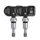 XTOOL TPMS Sensors TS100, 315/433 MHz 2-in-1 Tire Pressure Monitoring Sensors for TP150, Metal Screw-in Valves, (1 Pair)