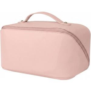 Large Capacity Travel Cosmetic Bag - Portable Makeup Bags for Women Waterproof PU Leather