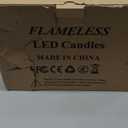 kakoya Flameless LED Candles Battery Operated with Remote and Timer,Flickering Electric Fake Plastic Pillar Candles Set of 12(D3 x H 3" 4" 5") Ivory