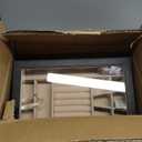 Mens Jewelry Box Watch Display Storage Box with Glass Lid and Bracelet Bangle Tray Watch Box 8 Slots Jewellery Watch Storage Box Great for Shop Window Watch displaying