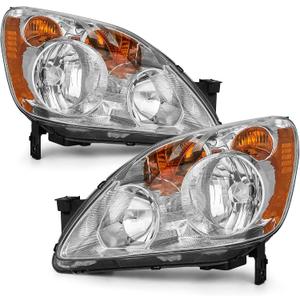 for 2005-2006 Honda Crv 4Door Headlights Assembly Chrome Pair