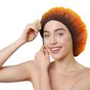 Tifara Beauty Deep Conditioning Cordless Heat Cap for Spa Care at Home, Gel Thermal Technology for Scalp Treatment, Natrual Hair Steamer Gel Cap, Black