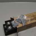 16 Pack Silver Dresser Knobs, 1-3/8 Inch(36mm) Decorative Crystal Cabinet Drawer Knobs, Vintage Round Silver Knobs and Pulls with Two Different Sizes Screws for Easy Installation