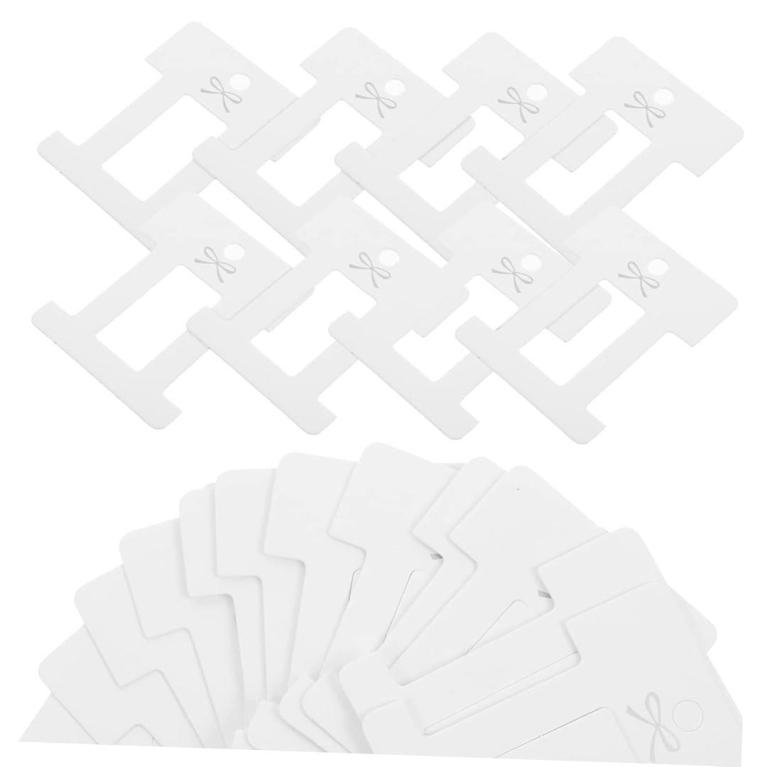 100pcs Hairpin Display Jam Claw Clip Organizer for Hair Clips, Bows, Barrettes, and Pins - White Korean Version