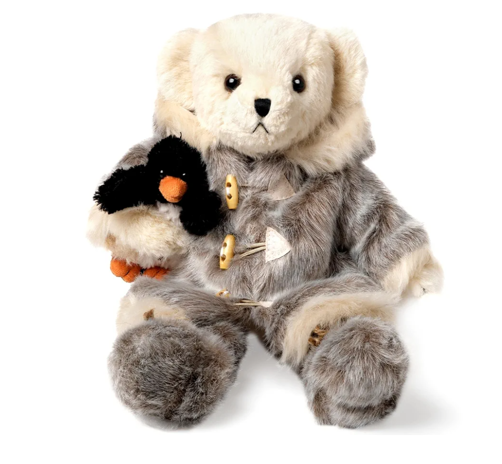 Bearington Iggy and Lou, Penguin & Polar Bear for Christmas Decoration, 14 Inch Christmas Teddy Bear, Ideal Christmas Bear Gift for Toddlers, Kids & Teens