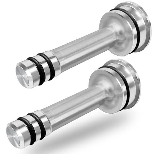 2Pack 6l80 Thermostat Bypass Kit, Thermal Bypass Valve 6l80 Compatible with 6L80 6L90 and 8L90 Transmission Thermostat Bypass Tool with Buna O-rings CNC Machined Aluminum