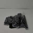 VTRIN Vertical Narrow Shoe Rack Organizer 10 Tier Tall Shoe Shelf Holds 20-22 Pairs with Non-Woven Dustproof Cover for Closet, Entryway Black