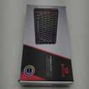 REDRAGON - K713 Wired Type-C/Wireless 2.4G/Bluetooth Mechanical Keyboard, 82 Keys, Linear Red Switch - Black