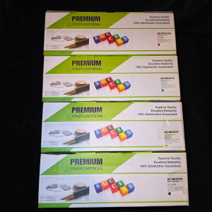 PREMIUM TONER CARTRIDGE (4) - AC-C0131 CYAN (1), MAGENTA(1), YELLOW(1), BLACK(1)