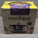 Crock-Pot Large 8-Quart Programmable Slow Cooker with Auto Warm Setting Black Stainless Steel