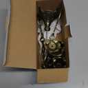 Peohud 5-Candle Metal Candelabra, 10 Inch Tall 5 Arms Candle Holder Stick for Taper Candles, Vintage Candelabra Candle Stand for Home Decor, Event, Wedding, Party