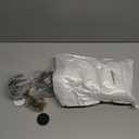 Maricome 2 Inch Wood Furniture Feet Set of 4 Replacement Bun Feet Predrilled M8 Bolt Small Round Furniture Legs for Sofa Couch Ottoman Screw in