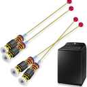 2025 Upgraded Suspension Rod Fit for Samsung Washer WA50R5200AW US, WA50r5400AW US, WA45t3200AW A4, WA45n3050aw A4, WA45T3400AV A4, WA50R5400AV/US, WA50R5200AW/US (4 Pcs - 26.4 inch