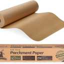 Unbleached 15 x 200 Ft Parchment Baking Paper Roll 250 Sq.Ft for Baking, Cooking, Grilling, Air Fryer and Steaming