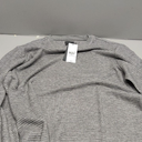 Guess Longsleeve Hudson Linear Texture Crew - Gris Chine Multi, Size XL