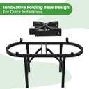 Self-Watering Raised Garden Bed with Legs and Heavy Duty Wheels, Easy-Install Planter Box with Foldable Stand, Galvanized Metal Elevated Wicking Bed with Liner for Indoor Outdoor Gardening