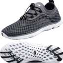 Women's Quick Drying Aqua Water Shoes,3-Second Drainage & All-Terrain for Swimming, Hiking, Yoga (11, 789dark Grey)
