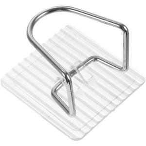 CHILDWEET 2pcs No-drill Adhesive Sponge Holder Heavy Duty Kitchen Wall Rack for Sponges and Utensils Easy Installation Multi-functional Drainage Storage for Clean Environment White