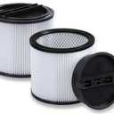 HEPA Replacement for Shop Vac 90304 Standard Cartridge Filter Type U/X/W Fits Most 5 to 16-Gallon Wet/Dry Vacuum Models