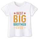 Big Brother T Shirt Gift for Toddler Boys Promoted to Big Brother Announcement T-Shirt Best Big Bro Tees Short Sleeve 2T-8Y