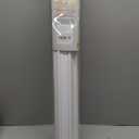 Persilux Cordless Zebra Blinds for Windows, Free-Stop Dual Layer Zebra Roller Shades (25" W x 72" H, White) Light Filtering Sheer Shades, Room Darkening Roller Blinds for Office and Home