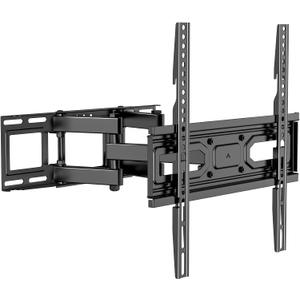WALI Full Motion TV Wall Mount for Most 32-70 inch Flat Curved TVs, Swivel Extension Tilting Leveling TV Mount Bracket Max Mounting Holes 400x400mm, Holds up to 88 lbs & 12/16" Wood Studs