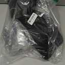 ToLanbbt Mini Fridge Silicone Mat with 4 Base Raisers - 24" x 24" x 0.8" Mini Fridge Drip Tray Under Refrigerator Mat Carpet Floor Protector Leak-Resistant Portable AC Pan for Washing Machine, Black