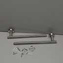 Nolimas Brushed Nickel Bath Towel Bar Single Bars Towel Rack Rod Classic Wall Mounted SUS304 Stainless Steel Bathroom Towel Holder Toilet Kitchen Towel Shelf Single Layer,24 inches