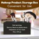 Positive Black Pen Holder for Desk, Inspirational Desk Decor, Funny Gifts for Coworkers Women Men Wooden Pen Pencil Holder Organizer for Office Accessories (Good morning)