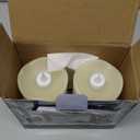 TECHLONG Flameless Candles Battery Operated with Remote Timer, 3D Moving Flame Flickering, Last 600+ Hours Battery Candles, 3" x 5" Ivory Real Wax Electric LED Candle for Wedding Party, Set of 2