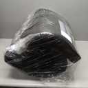 Chaise Lounge Cushions Outdoor, 72"x21"x3" Triple-Waterproof Outdoor Chair Cushion with Removable Cover, 4 Adjustable Ties Lounge Chair Cushions for Outdoor Furniture, Black