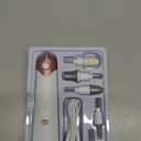 Professional Manicure Pedicure Kit, Electric Nail File Set, Cordless Electric Nail Drill Machine, 5 Speeds Hand Foot Care Tool for Nail Grind Trim Polish(White)