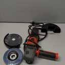 SHALL 4-1/2 Inch 11000 RPM Angle Grinder 4Amp with 2 Guards, 3 Cutting Discs, 3 Grinding Wheel, Non-Slip Handle, Wrench and Carbon Brush for Metal and Wood