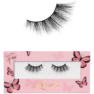 Lilly Lashes Butterfl'eyes Faux Mink Lashes, Half Lashes Natural Look & Feel, False & Reusable Eyelashes 20x, No Trimming + Easy to Apply, Round Style, Lash Glue not Included, 13mm (Sassy)