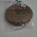 AHHFSMEI Paper Braided Round Placemats Set of 12 Natural Non-Slip Heat Resistant Table Mats for Dining Tables Woven Indoor & Outdoor Place mats(Brown, 12)