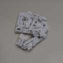 100 Pack Magnetic Christmas Light Clips, Upgraded Anti-Slip Metal Roof Christmas Light Hooks for C9 C7 Sockets, Weather-Resistant String Lighting Clips for Outside Gutters Patio Holiday (White)