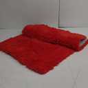  23x50 Inch Area Rug for Bedroom Living Room, Fluffy Plush Bedside Rug Modern Throw Rugs for Entryway Non Slip Indoor Shag Fuzzy Small Carpet for Kids Girls Room Nursery Home Decor Red