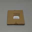 6x6 Picture Frame, Brass Metal Photo Frames with HD Glass, Fits 5x5 with Mat or 6 x 6 without Mat, Display for Wall and Table, 1 Pack