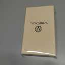 VISOUL Phone Case Wallet for iPhone 15 Pro, Genuine Leather Folio Case with Card Holder Magnetic Flaps Closure Flip Cover Designed for iPhone 15 Pro(6.1-inch)(Blue+Navy Blue)